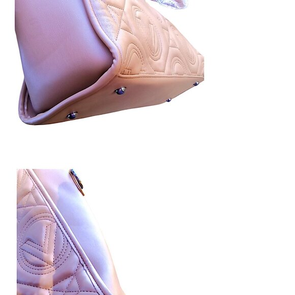 Valentino Orlandi NEW❤️‍🔥 2 Pc Taupe Tote & Pouch 3 Compartment NWT $359 - Picture 8 of 9